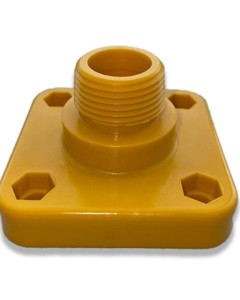 Flange PA with 3/4" male f/filtering unit